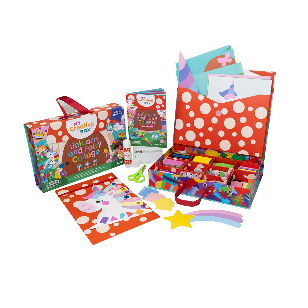 Christmas Collage Sensory Activity Box