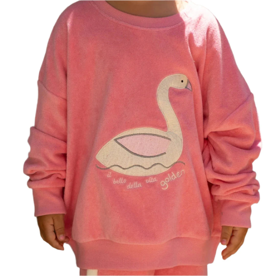 Swan Sweater Meringue Pink