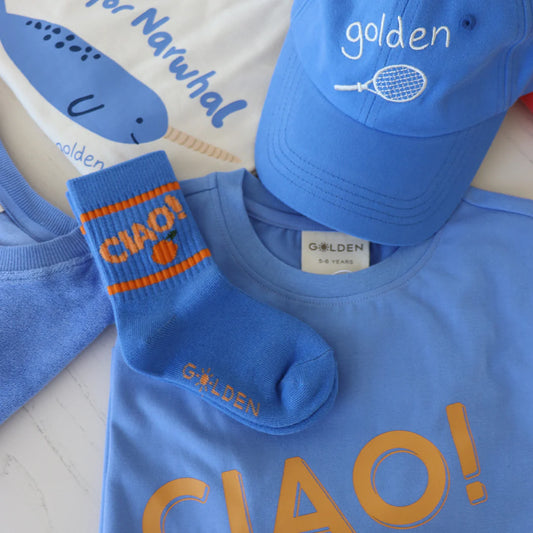 Ciao Blue Socks Pool Blue