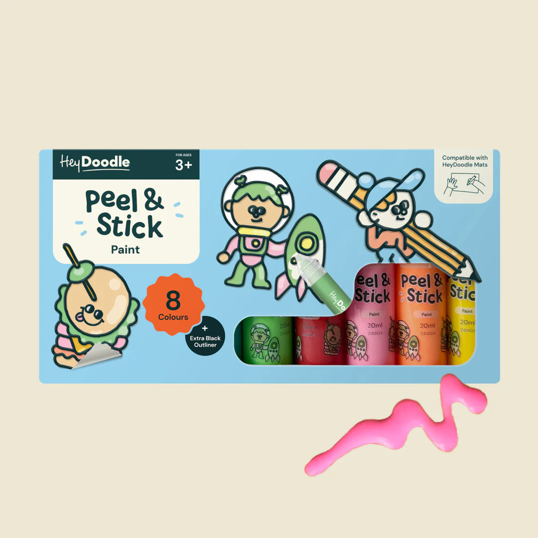 Peel & Stick Solid Paint - Easy Peel and Stickable Colours