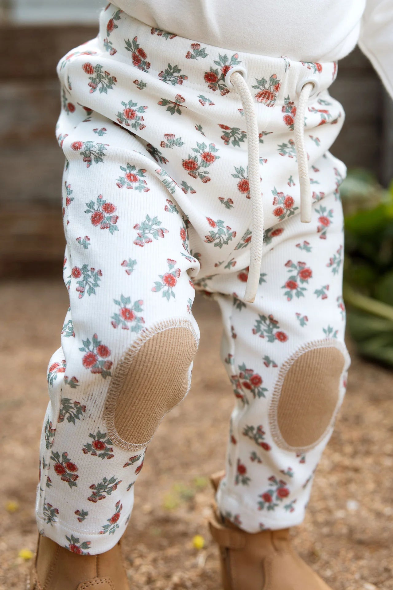 Rib Patch Legging Eucalypt