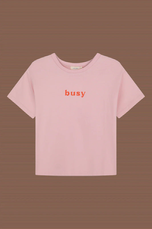 Busy Tee  - Sunset Pink