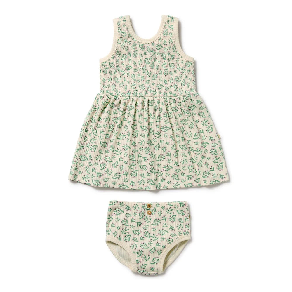 PERIWINKLE ORGANIC DRESS SET