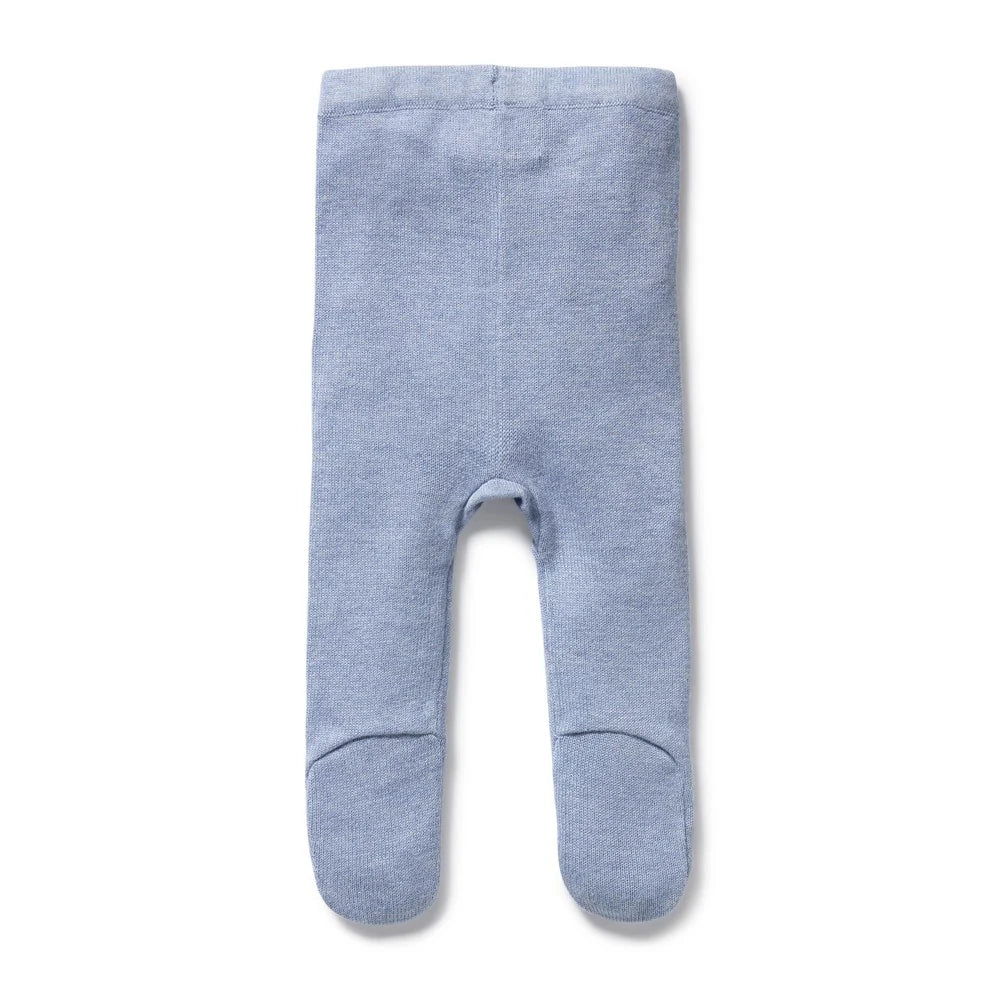 Organic Knitted Legging with Feet