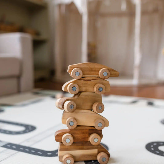 Wooden Car Play Set