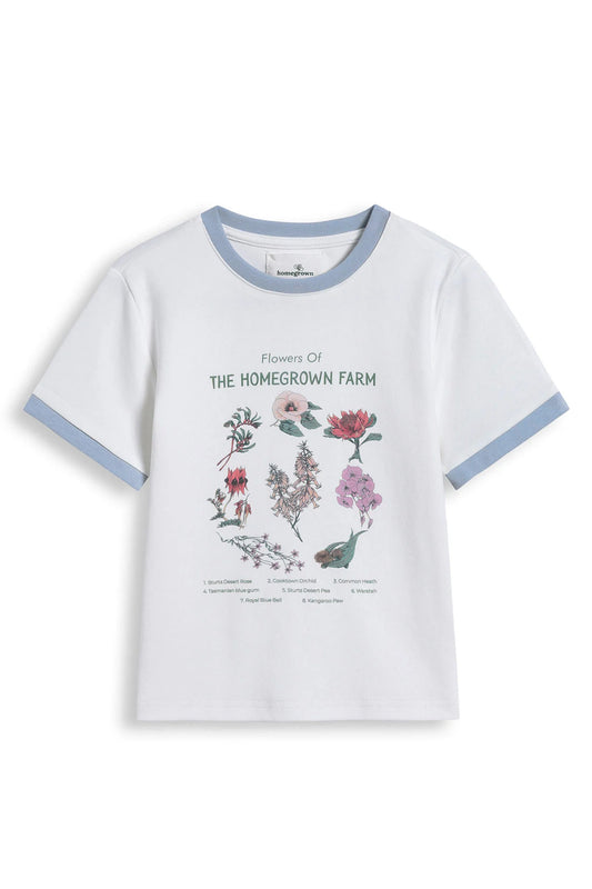 Flowers Jersey Tee