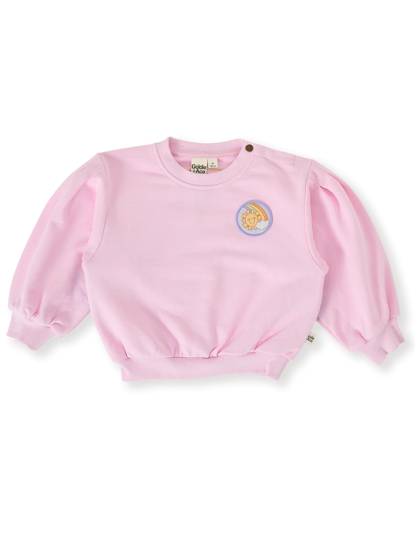 Over the Rainbow Puff Sleeve Sweater