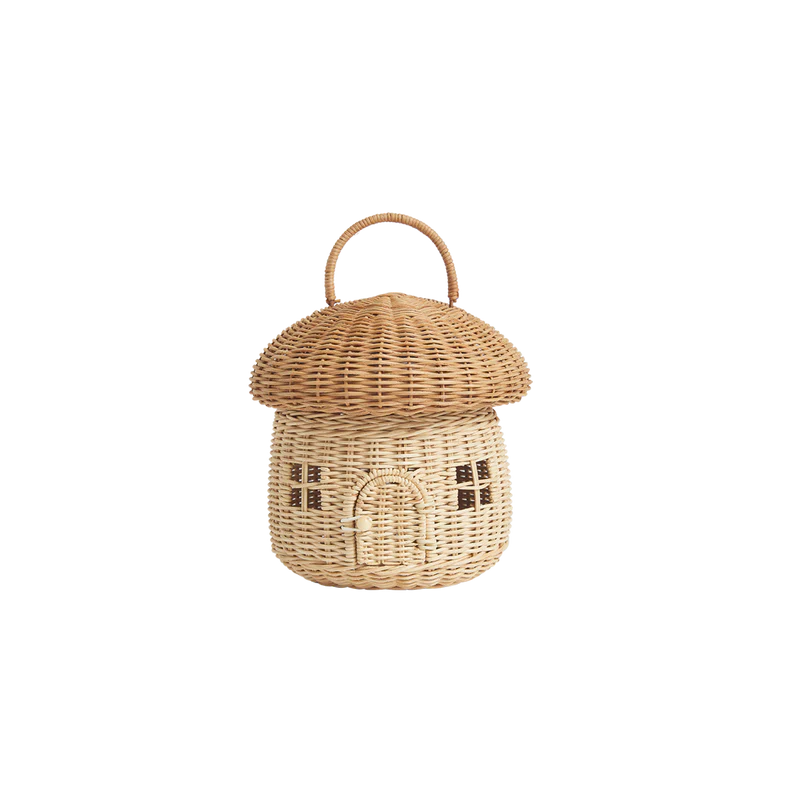 Rattan Mushroom Basket