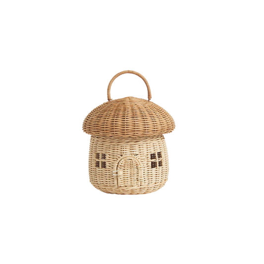 Rattan Mushroom Basket