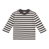 Pedro Long Sleeve Tee - Cloud Coffee Stripe