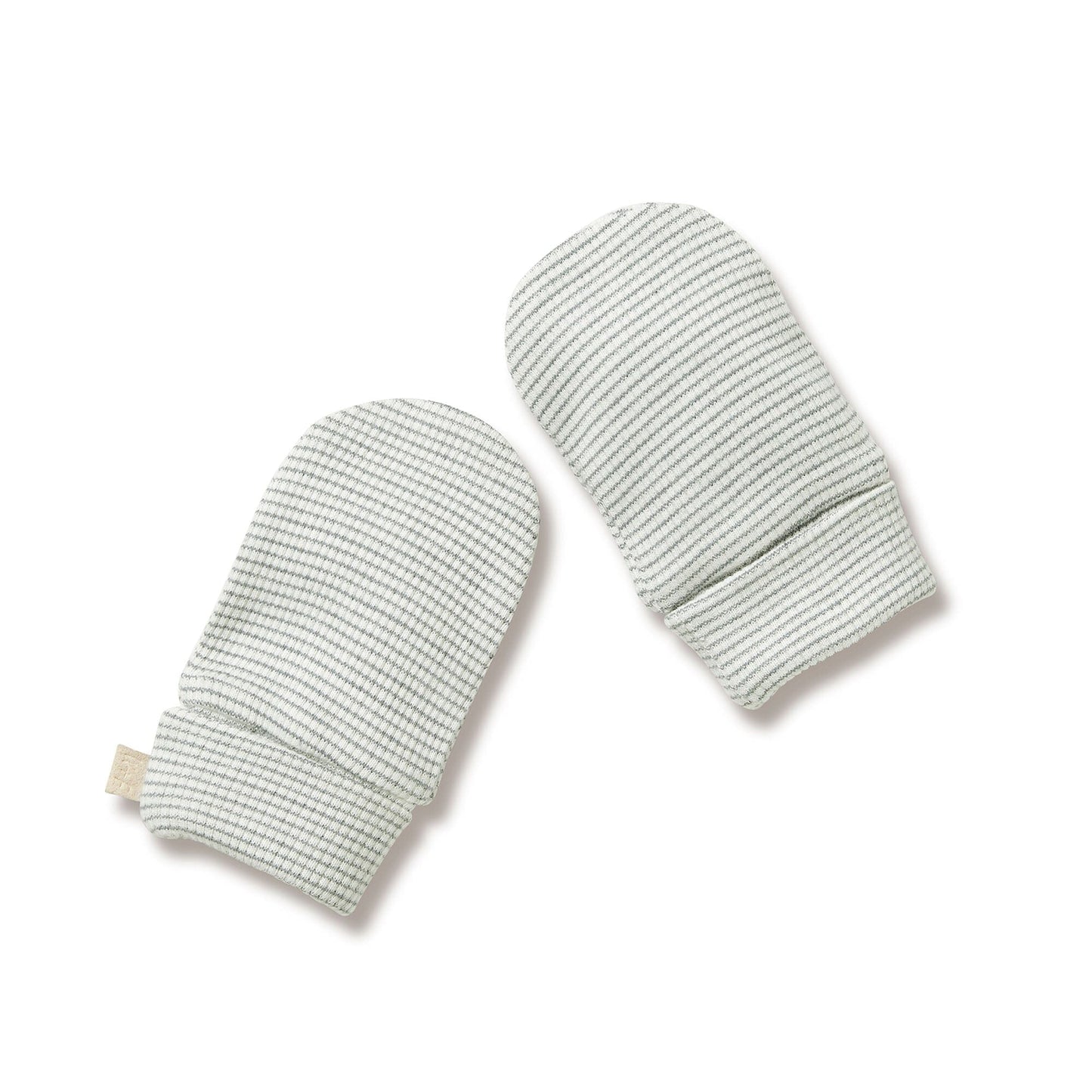 Stripe Rib Mittens