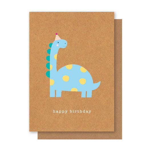 DINOSAUR BIRTHDAY CARD