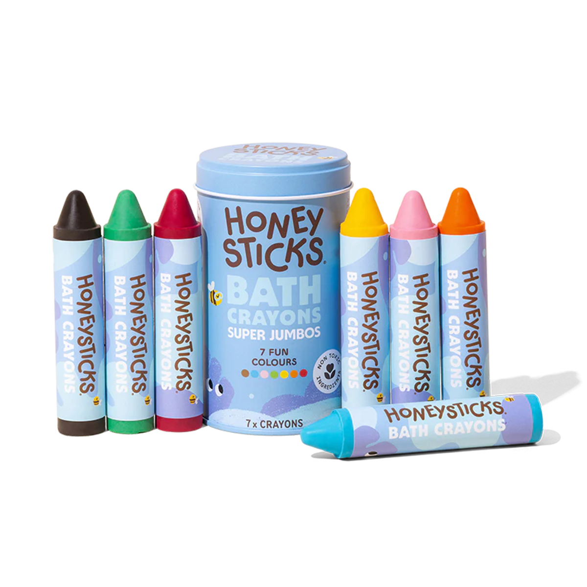 Honeysticks Bath Crayons Super Jumbos 7pk