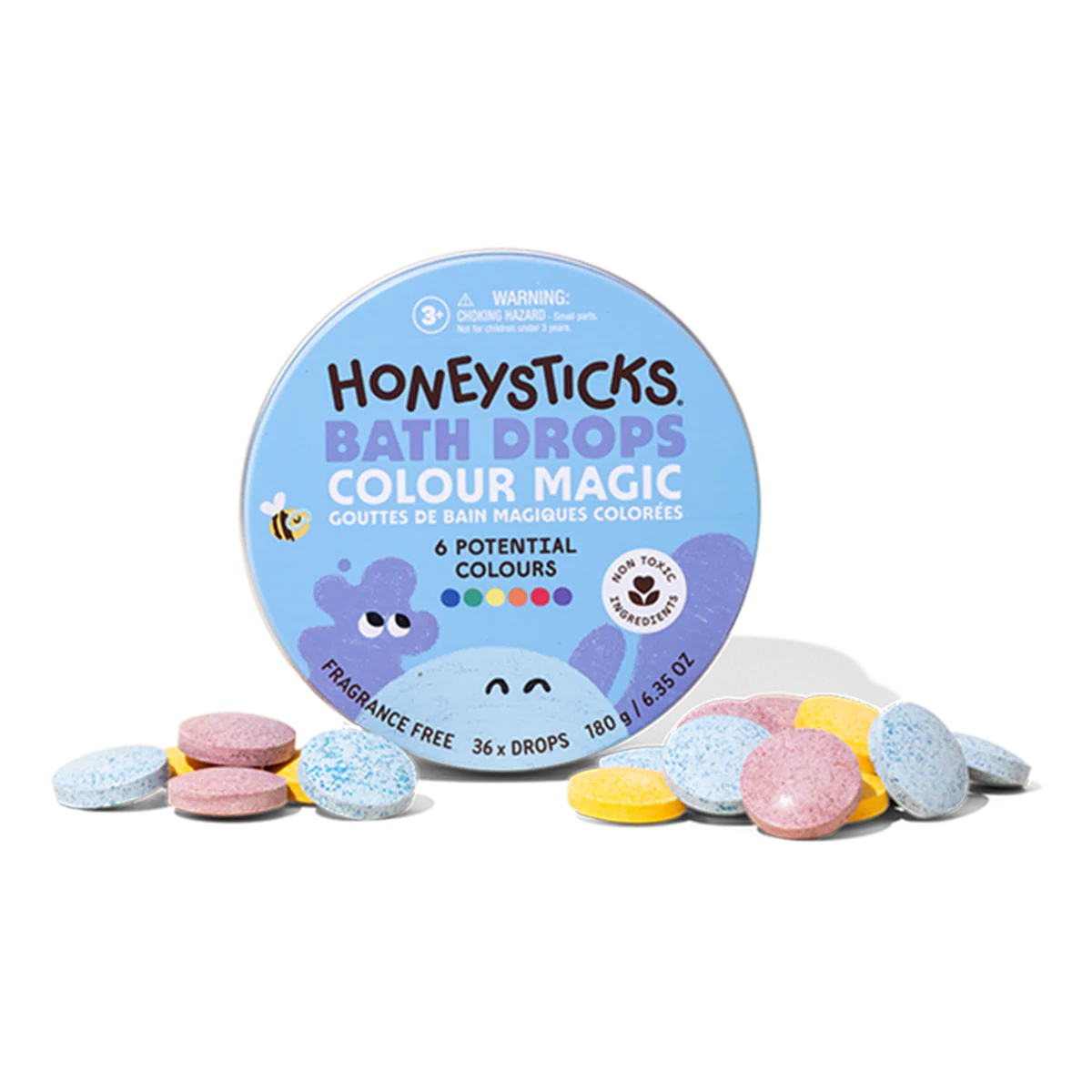 Honeysticks Bath Drops Colour Magic 36pk