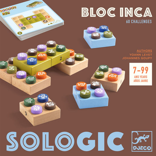 Bloc Inca Logic Game with 60 challenges