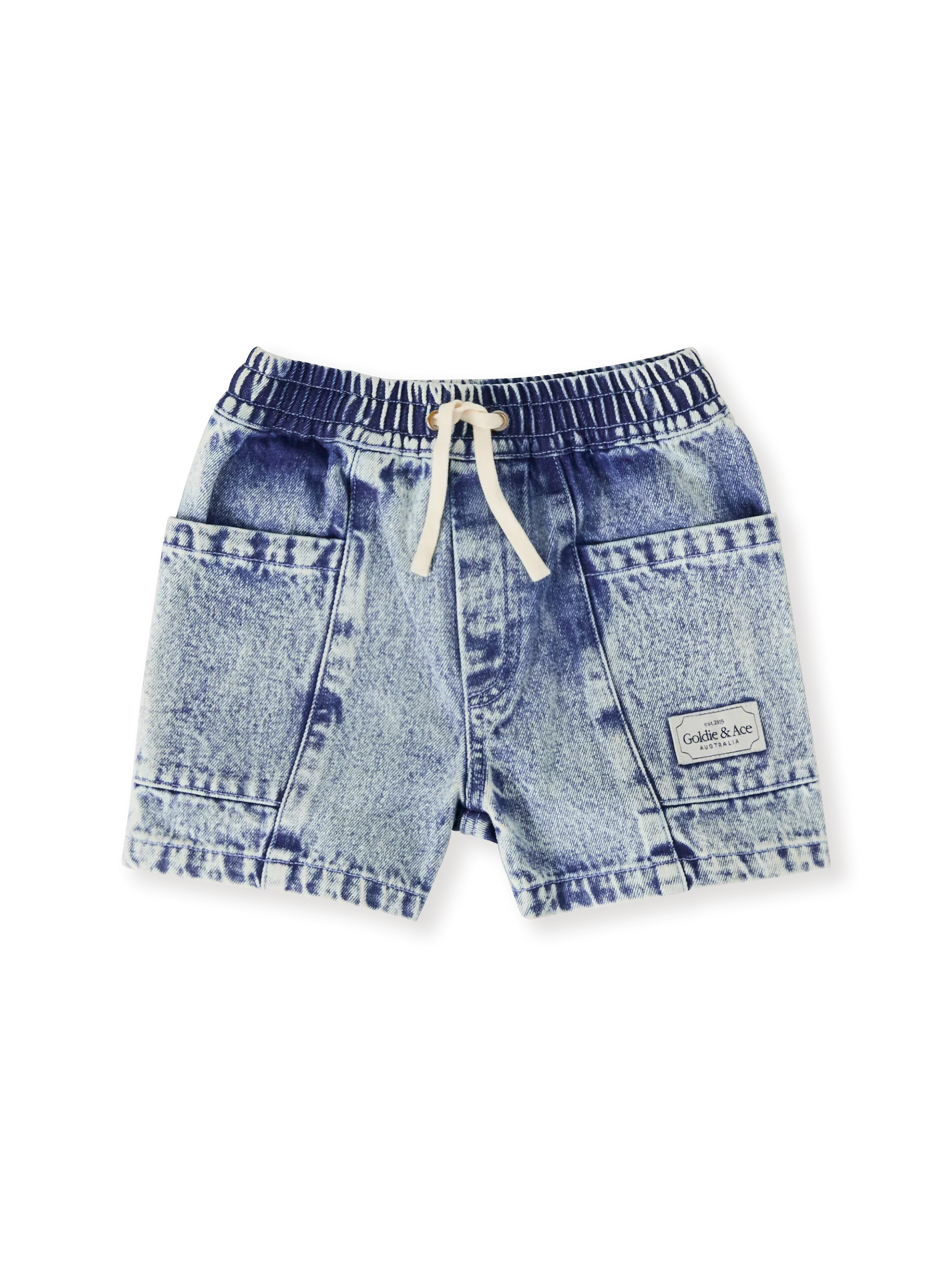 Noah Denim Pocket Shorts Light Denim