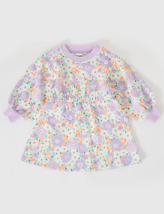 Flora Leah Long Sleeve Dress