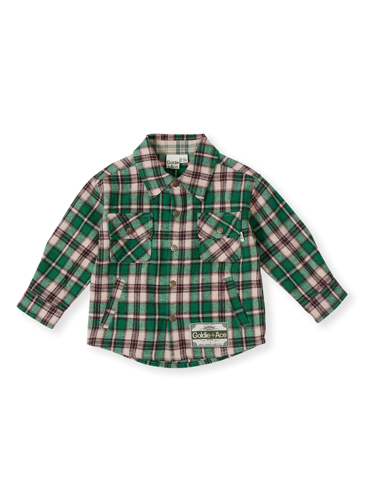 Rowan Check Shirt Emerald