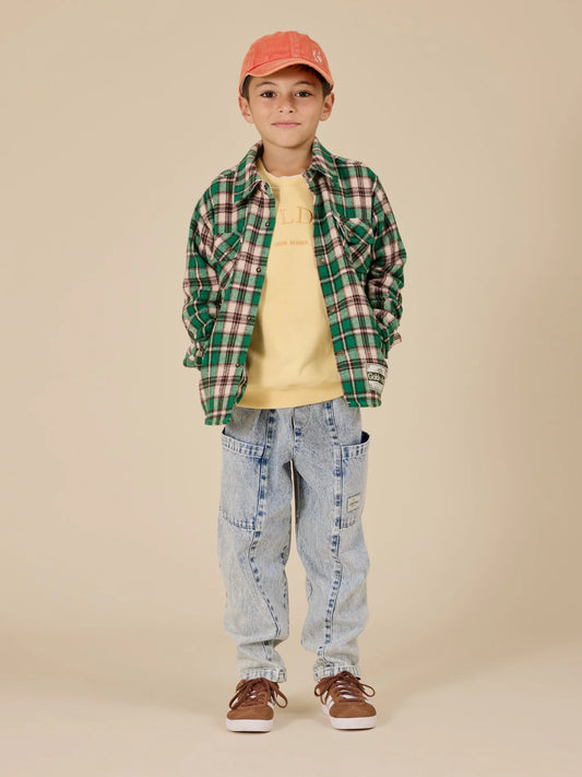 Rowan Check Shirt Emerald