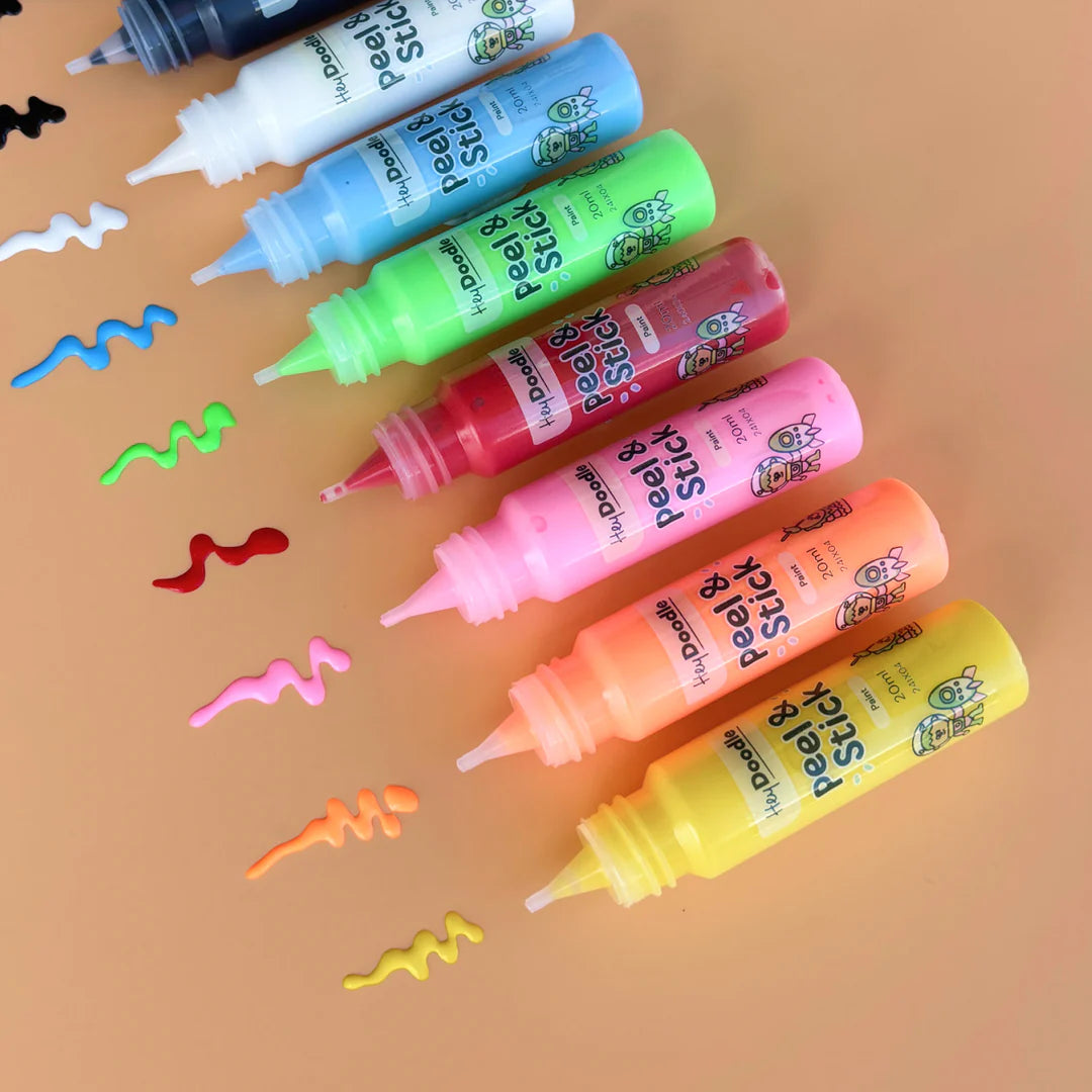 Peel & Stick Solid Paint - Easy Peel and Stickable Colours