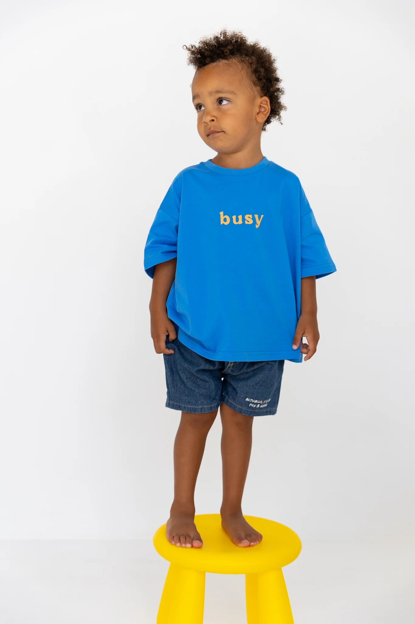 Busy Tee - Summer Blue