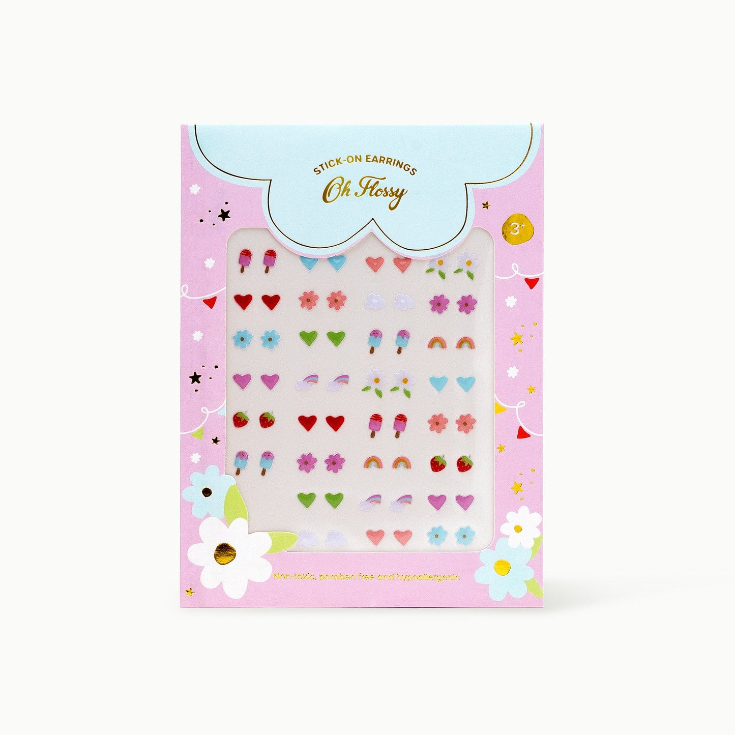 Oh Flossy Kids Stick-On Earrings
