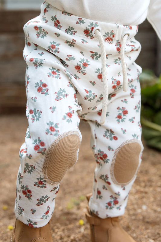 Rib Patch Legging Eucalypt