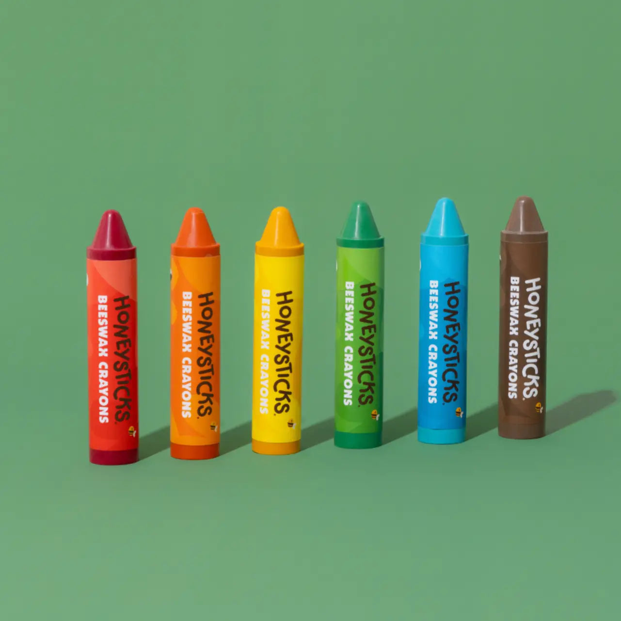 Honeysticks Bees Wax Crayons Super Jumbos 6pk