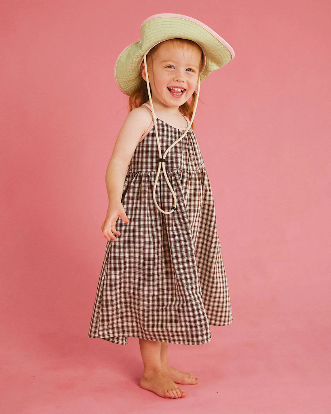 Chocolate Check Dress