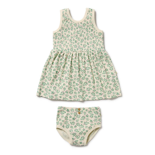 PERIWINKLE ORGANIC DRESS SET