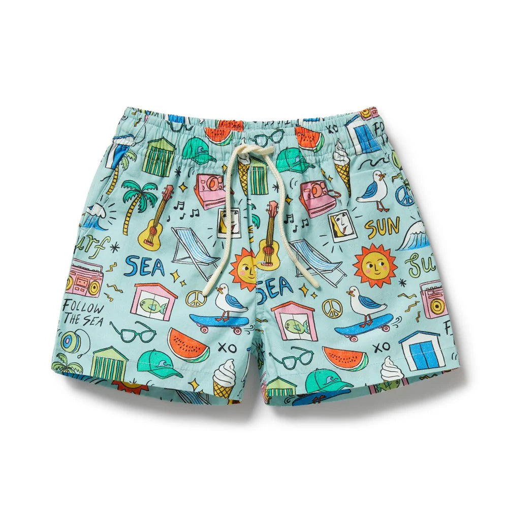 Sun Sea & Surf Board Short