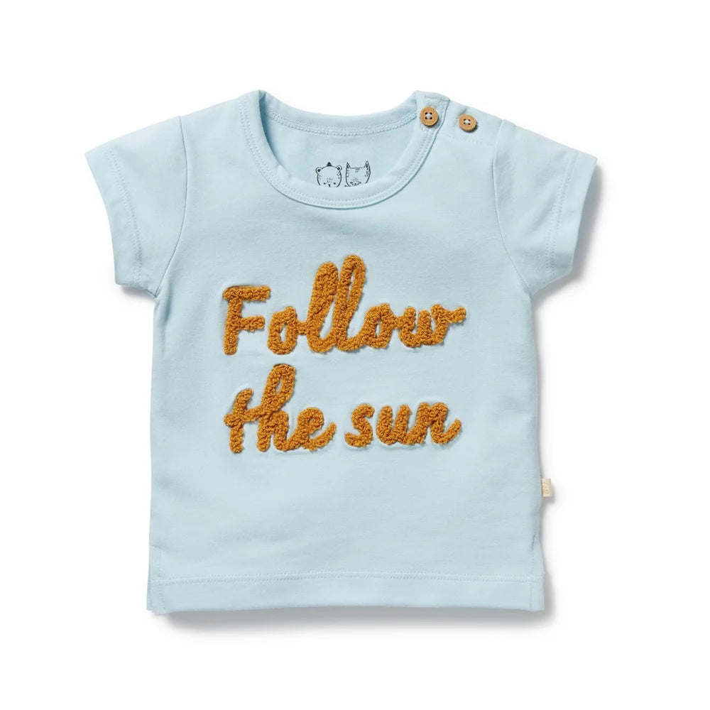 FOLLOW THE SUN ORGANIC TEE SALE PRICE