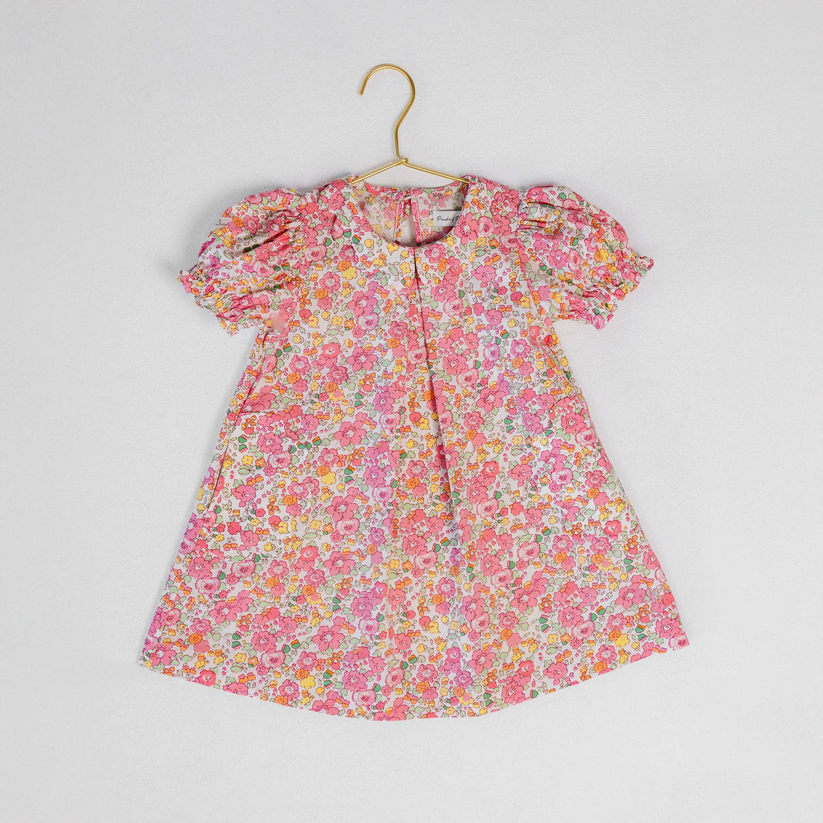 Short Sleeve Scallop Detail Dress