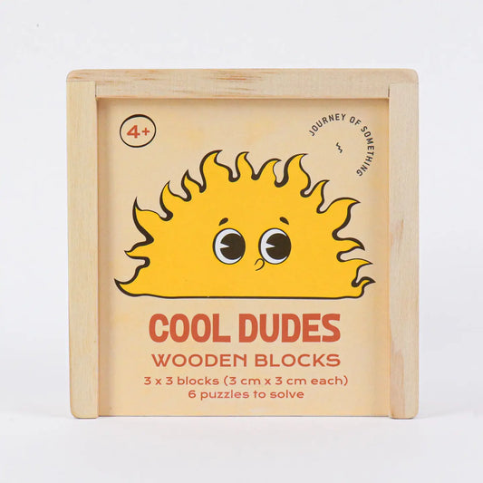 Cool Dude Wooden Blocks
