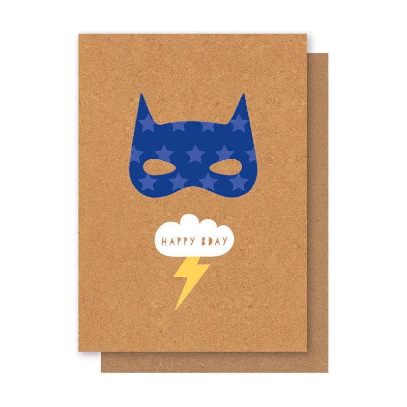 SUPER HERO BIRTHDAY CARD