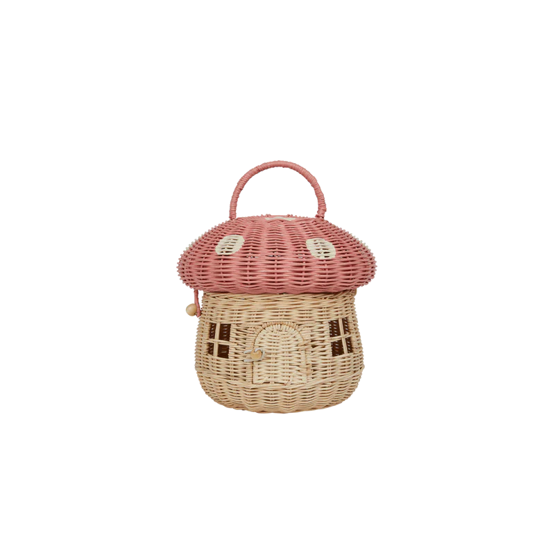 Rattan Mushroom Basket