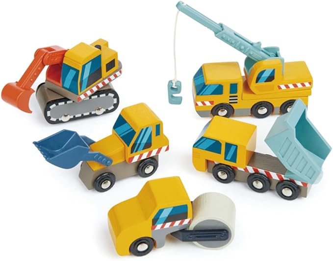 Wooden Construction Car Set