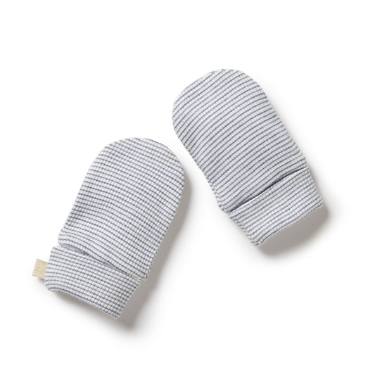 Stripe Rib Mittens